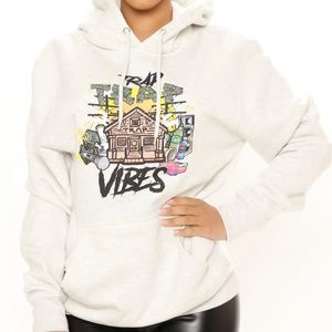 Brand new fashion nova “Trap vibes” hoodie